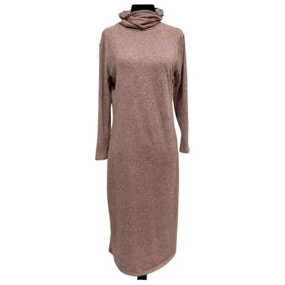 knee length dresses for ladies Elan Off Shoulder Sweater Dress - Plum main image 0